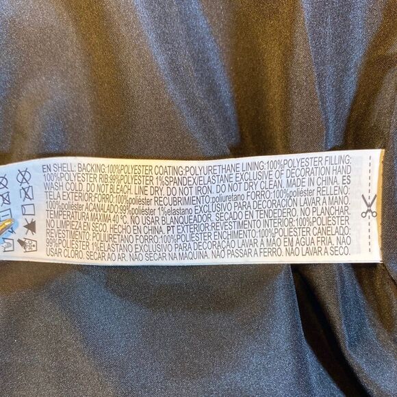 Jacket Mickey Mouse Embroidered Appliqué, Puffer Jacket, Men’s Medium USED - Picture 4 of 11